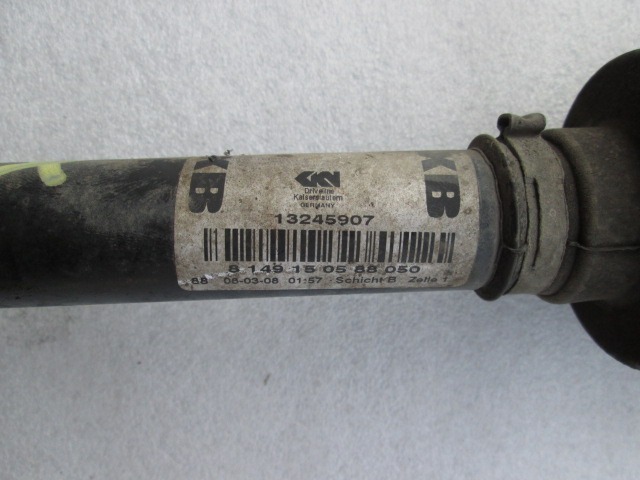 EXCHANGE OUTPUT SHAFT, RIGHT FRONT OEM N. 13245907 13245907 ORIGINAL PART ESED OPEL ZAFIRA B RESTYLING A05 M75 (04/2008-2011) DIESEL 19  YEAR OF CONSTRUCTION 2008