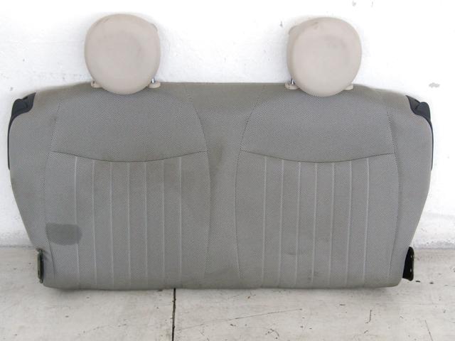 BACKREST BACKS FULL FABRIC OEM N. SCPITFT500312MK3BR3P SPARE PART USED CAR FIAT 500 CINQUECENTO 312 MK3 (2007 - 2015)  DISPLACEMENT BENZINA/GPL 1,2 YEAR OF CONSTRUCTION 2015