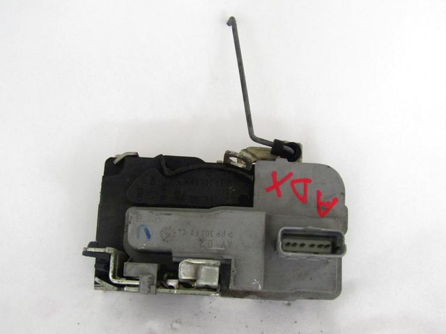 CENTRAL LOCKING OF THE RIGHT FRONT DOOR OEM N. 9136S7 SPARE PART USED CAR PEUGEOT 206 PLUS T3E 2EK 2AC (2009 - 2012)  DISPLACEMENT BENZINA/GPL 1,1 YEAR OF CONSTRUCTION 2010