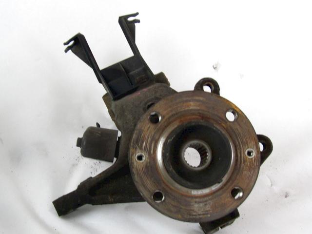 CARRIER, RIGHT FRONT / WHEEL HUB WITH BEARING, FRONT OEM N. 364775 SPARE PART USED CAR PEUGEOT 206 PLUS T3E 2EK 2AC (2009 - 2012)  DISPLACEMENT BENZINA/GPL 1,1 YEAR OF CONSTRUCTION 2010