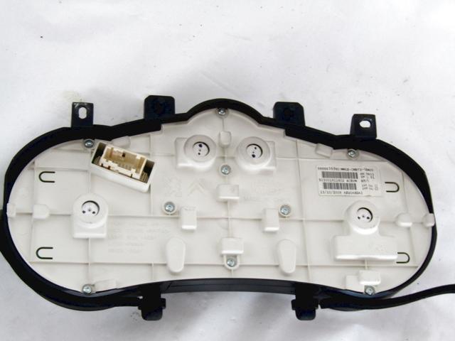 INSTRUMENT CLUSTER / INSTRUMENT CLUSTER OEM N. 9666636980 SPARE PART USED CAR PEUGEOT 206 PLUS T3E 2EK 2AC (2009 - 2012)  DISPLACEMENT BENZINA/GPL 1,1 YEAR OF CONSTRUCTION 2010