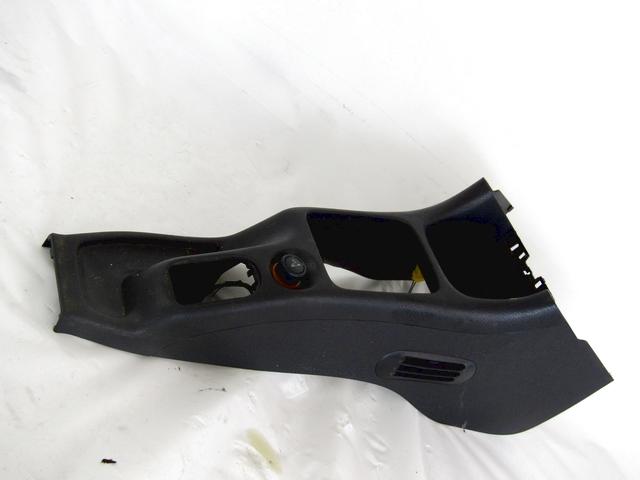 TUNNEL OBJECT HOLDER WITHOUT ARMREST OEM N. 9644330777 SPARE PART USED CAR PEUGEOT 206 / 206 CC 2A/C 2D 2E/K (1998 - 2003)  DISPLACEMENT BENZINA 2 YEAR OF CONSTRUCTION 2001