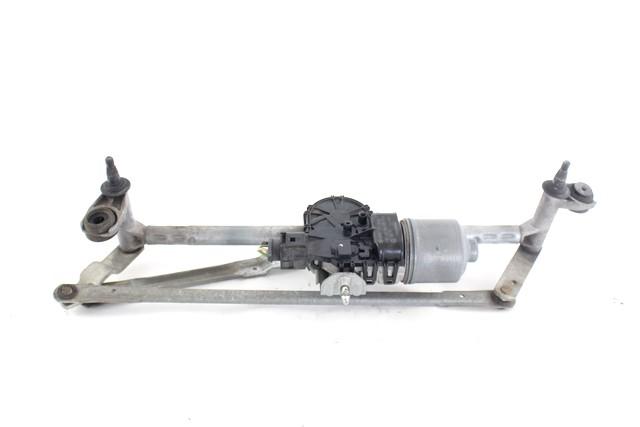 WINDSHIELD WIPER MOTOR OEM N. 6R1955119A SPARE PART USED CAR VOLKSWAGEN POLO 6R1 6C1 (06/2009 - 02/2014)  DISPLACEMENT DIESEL 1,6 YEAR OF CONSTRUCTION 2010