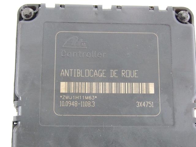 HYDRO UNIT DXC OEM N. 9632539480 SPARE PART USED CAR PEUGEOT 206 / 206 CC 2A/C 2D 2E/K (1998 - 2003)  DISPLACEMENT BENZINA 2 YEAR OF CONSTRUCTION 2001