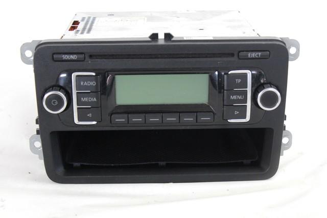 RADIO CD / AMPLIFIER / HOLDER HIFI SYSTEM OEM N. 1K8597691 SPARE PART USED CAR VOLKSWAGEN POLO 6R1 6C1 (06/2009 - 02/2014)  DISPLACEMENT DIESEL 1,6 YEAR OF CONSTRUCTION 2010