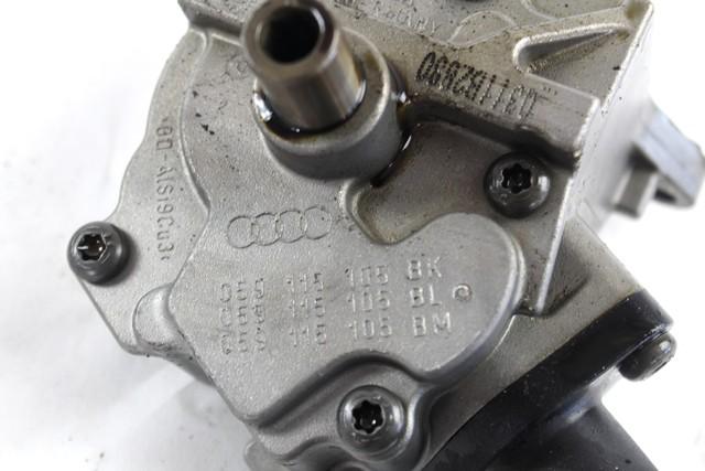 OIL PUMPS  OEM N. 059115105BL SPARE PART USED CAR AUDI A6 C6 R 4F2 4FH 4F5 BER/SW/ALLROAD (10/2008 - 2011)  DISPLACEMENT DIESEL 3 YEAR OF CONSTRUCTION 2011