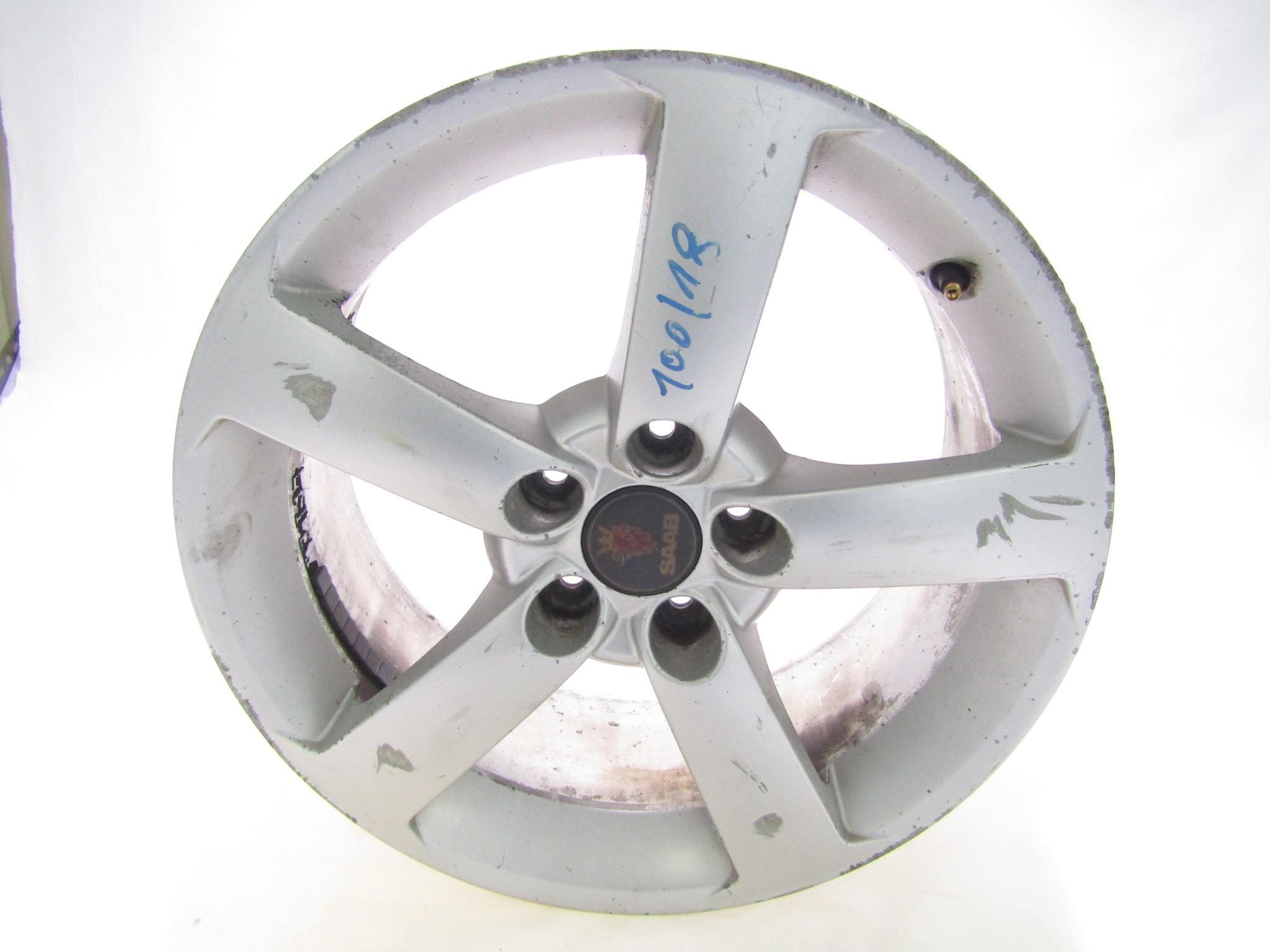 ALLOY WHEEL 17' OEM N.  SPARE PART USED CAR SAAB 9-3 YS3D MK2 BER/SW/CABRIO (2003 - 2006)  DISPLACEMENT DIESEL 1,9 YEAR OF CONSTRUCTION 2005