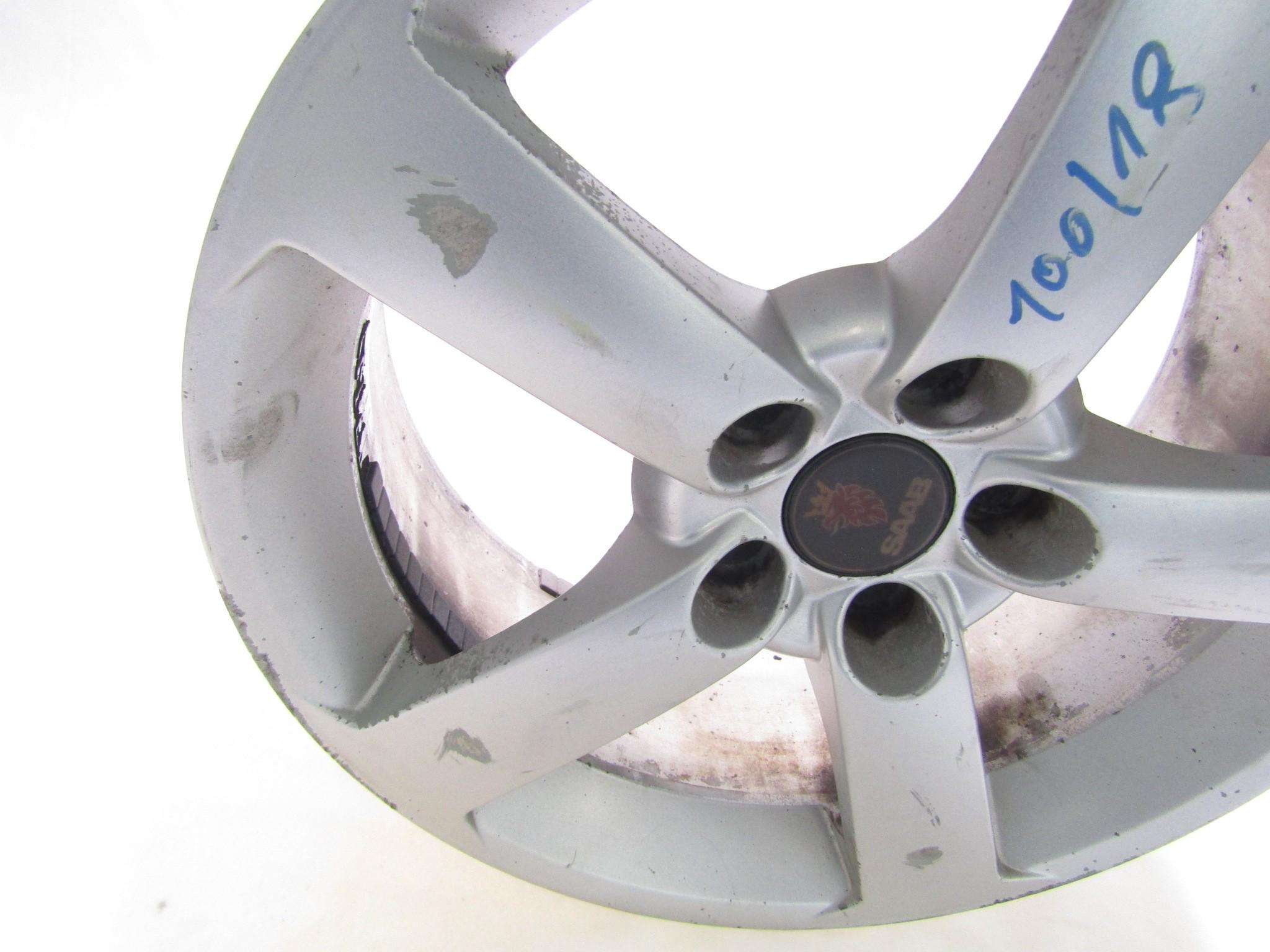 ALLOY WHEEL 17' OEM N.  SPARE PART USED CAR SAAB 9-3 YS3D MK2 BER/SW/CABRIO (2003 - 2006)  DISPLACEMENT DIESEL 1,9 YEAR OF CONSTRUCTION 2005