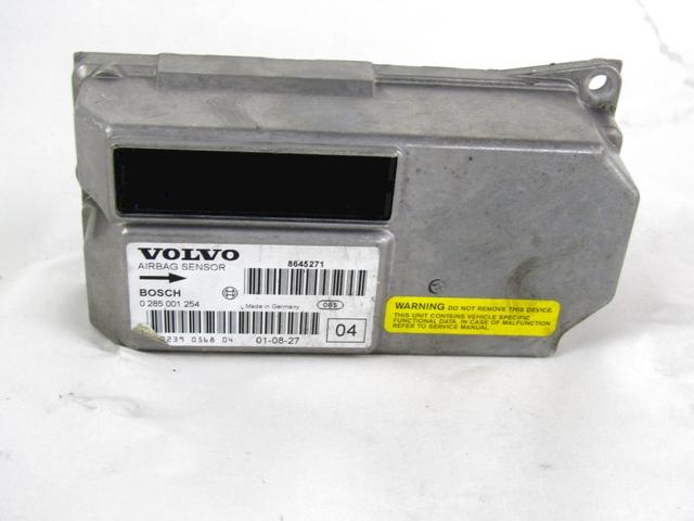 CONTROL UNIT AIRBAG OEM N. 8645271 SPARE PART USED CAR VOLVO V70 MK2 285 (2000 - 2007)  DISPLACEMENT DIESEL 2,4 YEAR OF CONSTRUCTION 2003