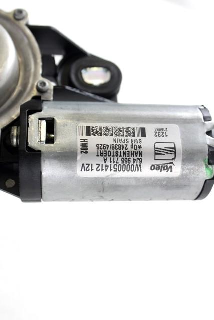 REAR WIPER MOTOR OEM N. 6J4955711A SPARE PART USED CAR SEAT IBIZA 6J5 6P1 MK4 R BER/SW (2012 -2017)  DISPLACEMENT BENZINA 1,2 YEAR OF CONSTRUCTION 2012
