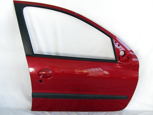 DOOR PASSENGER DOOR RIGHT FRONT . OEM N. 9004K5 SPARE PART USED CAR PEUGEOT 206 / 206 CC 2A/C 2D 2E/K (1998 - 2003)  DISPLACEMENT DIESEL 1,4 YEAR OF CONSTRUCTION 2002
