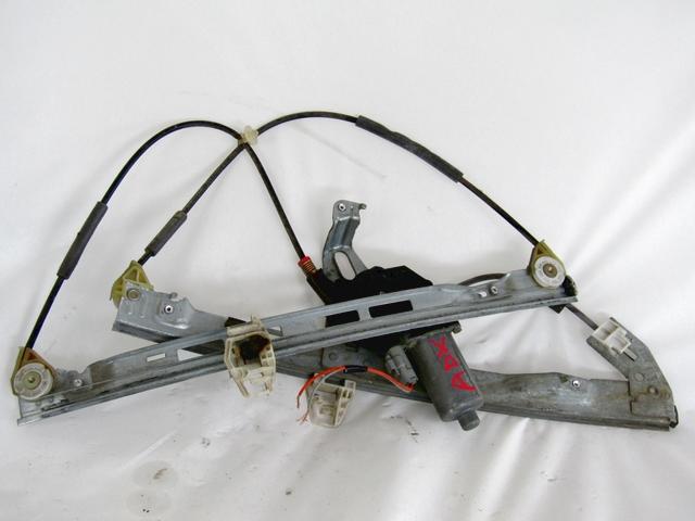 DOOR WINDOW LIFTING MECHANISM FRONT OEM N. 16678 SISTEMA ALZACRISTALLO PORTA ANTERIORE ELETTR SPARE PART USED CAR PEUGEOT 206 / 206 CC 2A/C 2D 2E/K (1998 - 2003)  DISPLACEMENT DIESEL 1,4 YEAR OF CONSTRUCTION 2002