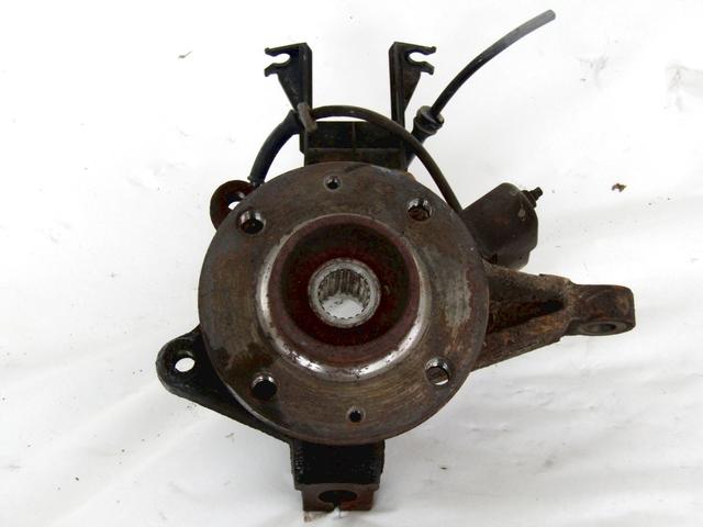 CARRIER, LEFT / WHEEL HUB WITH BEARING, FRONT OEM N. 364675 SPARE PART USED CAR PEUGEOT 206 / 206 CC 2A/C 2D 2E/K (1998 - 2003)  DISPLACEMENT DIESEL 1,4 YEAR OF CONSTRUCTION 2002
