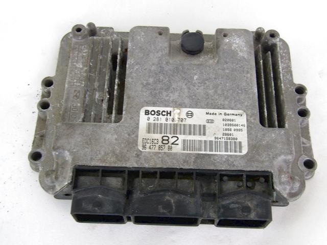 KIT ACCENSIONE AVVIAMENTO OEM N. 16678 KIT ACCENSIONE AVVIAMENTO SPARE PART USED CAR PEUGEOT 206 / 206 CC 2A/C 2D 2E/K (1998 - 2003)  DISPLACEMENT DIESEL 1,4 YEAR OF CONSTRUCTION 2002
