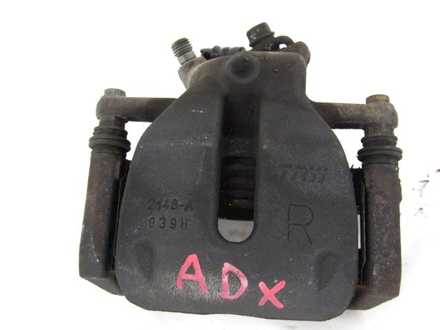 BRAKE CALIPER FRONT LEFT . OEM N. 71750079 SPARE PART USED CAR FIAT SEDICI FY (2006 - 4/2009)  DISPLACEMENT DIESEL 1,9 YEAR OF CONSTRUCTION 2007