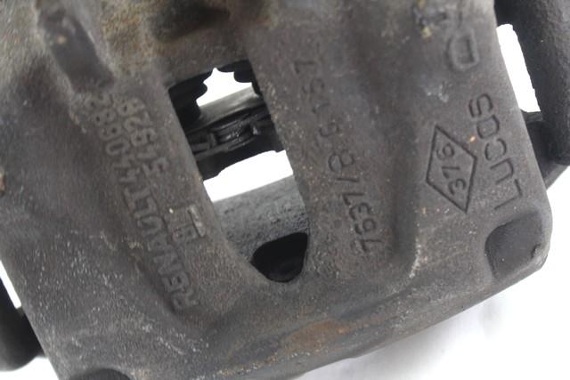 BRAKE CALIPER FRONT LEFT . OEM N. 7701051808 SPARE PART USED CAR RENAULT TRAFIC JL FL EL MK2 (2001 - 2014)  DISPLACEMENT DIESEL 1,9 YEAR OF CONSTRUCTION 2006