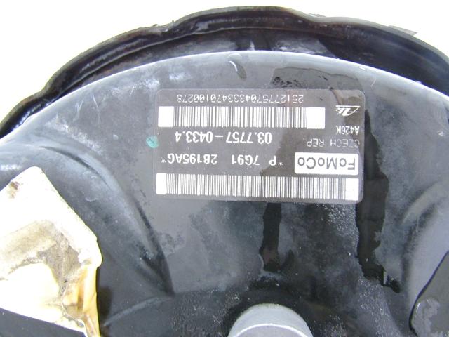 POWER BRAKE UNIT DEPRESSION OEM N. 7G91-2B195-AG SPARE PART USED CAR FORD MONDEO BA7 MK3 R BER/SW (2010 - 2014)  DISPLACEMENT DIESEL 2 YEAR OF CONSTRUCTION 2011