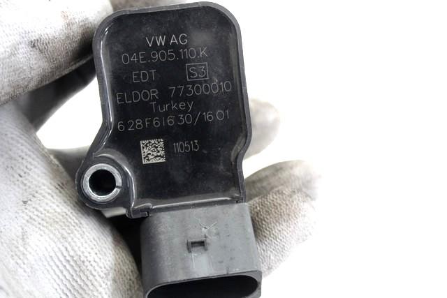 IGNITION COIL OEM N. 04E905110K SPARE PART USED CAR SKODA FABIA MK3 NJ3 NJ5 (DAL 2014) DISPLACEMENT BENZINA 1 YEAR OF CONSTRUCTION 2016