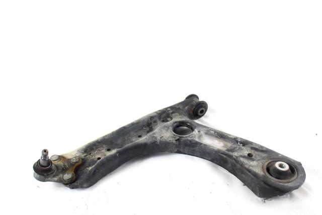 WISHBONE,FRONT LEFT OEM N. 6R0407151F SPARE PART USED CAR VOLKSWAGEN POLO 6R1 6C1 R (DAL 02/2014)  DISPLACEMENT BENZINA 1 YEAR OF CONSTRUCTION 2016