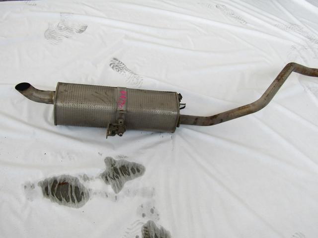 EXHAUST & MUFFLER / EXHAUST SYSTEM, REAR OEM N. 9805296480 SPARE PART USED CAR CITROEN C4 MK1 / COUPE L LC (2004 - 08/2009)  DISPLACEMENT DIESEL 1,6 YEAR OF CONSTRUCTION 2006