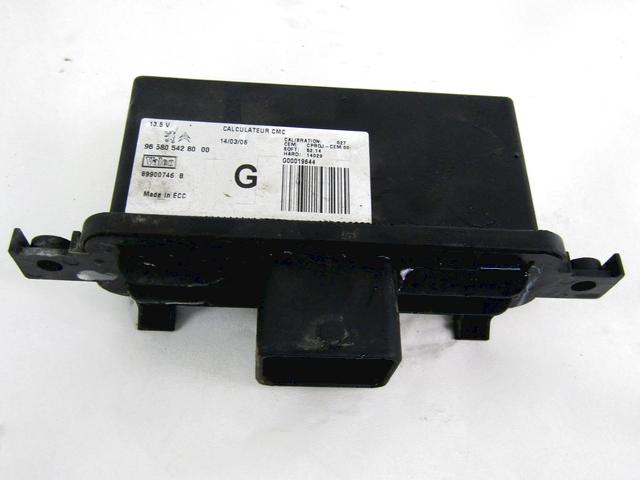 HEADLIGHT UNIT OEM N. 9658054280 SPARE PART USED CAR CITROEN C4 MK1 / COUPE L LC (2004 - 08/2009)  DISPLACEMENT DIESEL 1,6 YEAR OF CONSTRUCTION 2006