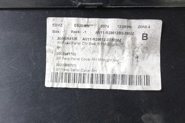REAR SIDE PANEL OEM N. AV11-R29612-CDW SPARE PART USED CAR FORD BMAX JK (DAL 2012) DISPLACEMENT DIESEL 1,6 YEAR OF CONSTRUCTION 2013