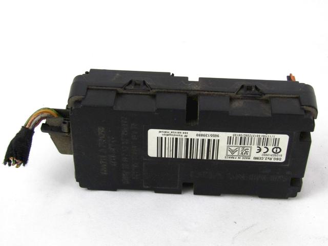 VARIOUS CONTROL UNITS OEM N. 9655139880 SPARE PART USED CAR CITROEN C4 MK1 / COUPE L LC (2004 - 08/2009)  DISPLACEMENT DIESEL 1,6 YEAR OF CONSTRUCTION 2006