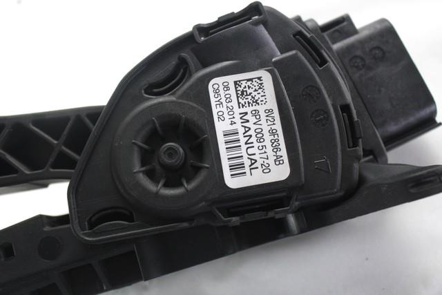 PEDALS & PADS  OEM N. 8V21-9F836-AB SPARE PART USED CAR FORD BMAX JK (DAL 2012) DISPLACEMENT DIESEL 1,6 YEAR OF CONSTRUCTION 2013