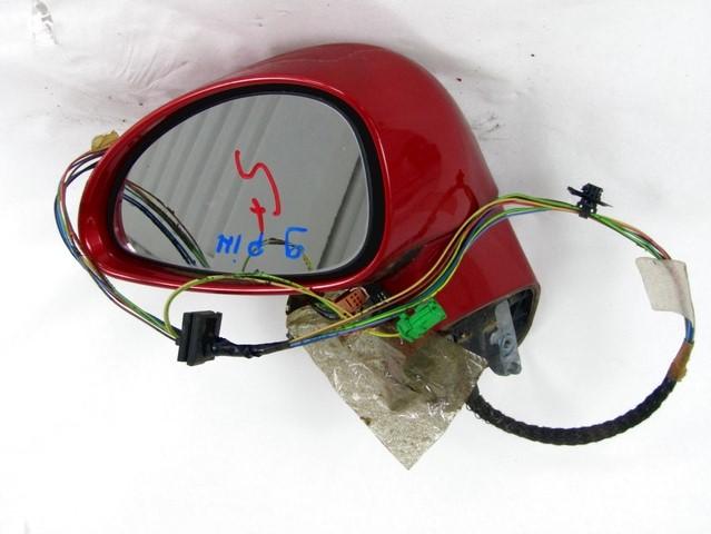 OUTSIDE MIRROR LEFT . OEM N. 8154EP SPARE PART USED CAR CITROEN C4 MK1 / COUPE L LC (2004 - 08/2009)  DISPLACEMENT DIESEL 1,6 YEAR OF CONSTRUCTION 2006