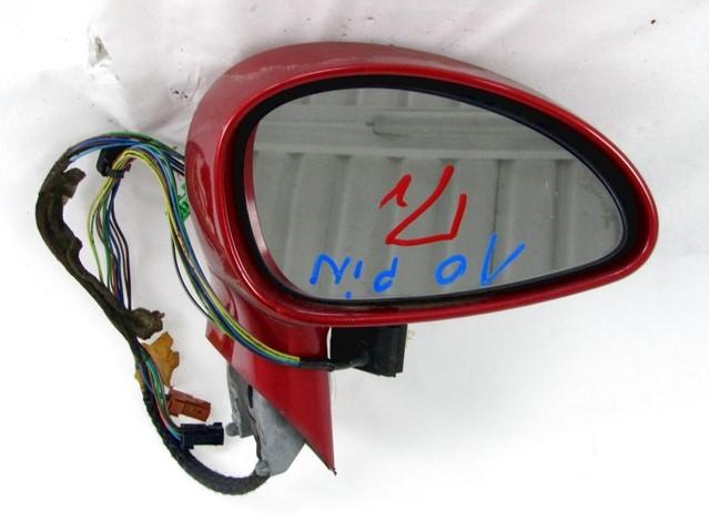 OUTSIDE MIRROR RIGHT . OEM N. 8154EN SPARE PART USED CAR CITROEN C4 MK1 / COUPE L LC (2004 - 08/2009)  DISPLACEMENT DIESEL 1,6 YEAR OF CONSTRUCTION 2006