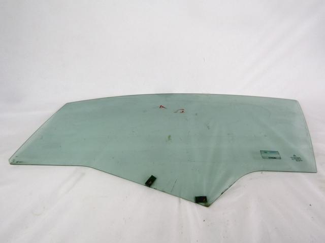 DOOR WINDOW, FRONT LEFT OEM N. 9,20E+12 SPARE PART USED CAR CITROEN C4 MK1 / COUPE L LC (2004 - 08/2009)  DISPLACEMENT DIESEL 1,6 YEAR OF CONSTRUCTION 2006
