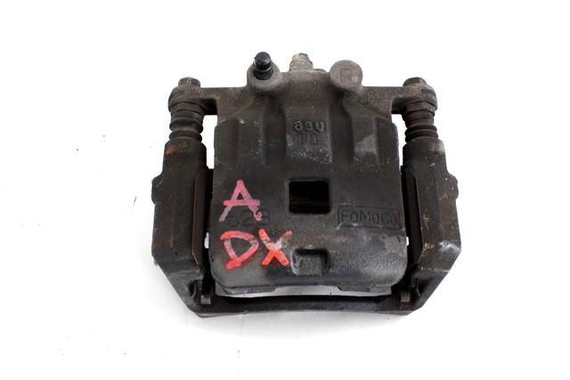 BRAKE CALIPER FRONT LEFT . OEM N. DFZ13398Z SPARE PART USED CAR MAZDA 2 DE DH MK2 (2007 - 2014)  DISPLACEMENT DIESEL 1,4 YEAR OF CONSTRUCTION 2008