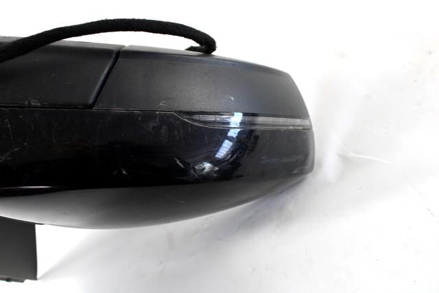 OUTSIDE MIRROR RIGHT . OEM N. 6R1857508Q9B9 SPARE PART USED CAR VOLKSWAGEN POLO 6R1 6C1 (06/2009 - 02/2014)  DISPLACEMENT DIESEL 1,6 YEAR OF CONSTRUCTION 2009