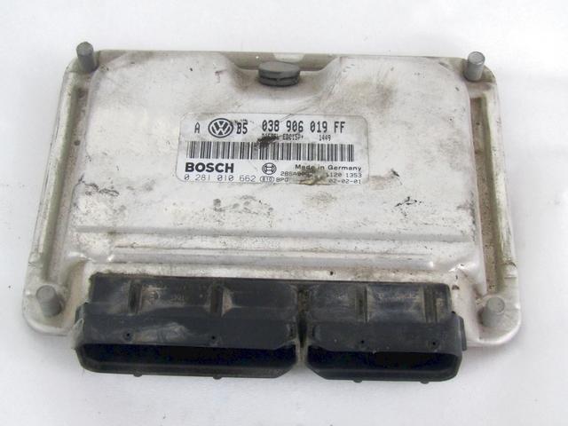 KIT ACCENSIONE AVVIAMENTO OEM N. 15458 KIT ACCENSIONE AVVIAMENTO SPARE PART USED CAR VOLKSWAGEN GOLF IV 1J1 1E7 1J5 MK4 BER/SW (1998 - 2004)  DISPLACEMENT DIESEL 1,9 YEAR OF CONSTRUCTION 2002