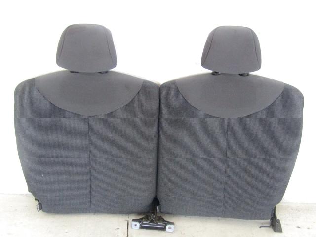 BACKREST BACKS FULL FABRIC OEM N. SCPITPG107PMBR5P SPARE PART USED CAR PEUGEOT 107 PM PN (2005 - 2014)  DISPLACEMENT BENZINA 1 YEAR OF CONSTRUCTION 2007