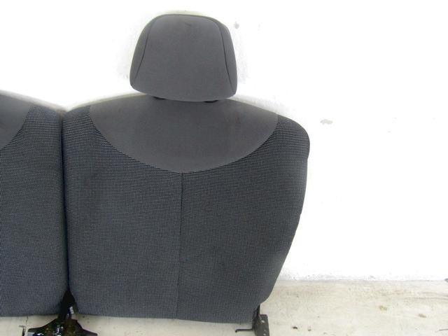 BACKREST BACKS FULL FABRIC OEM N. SCPITPG107PMBR5P SPARE PART USED CAR PEUGEOT 107 PM PN (2005 - 2014)  DISPLACEMENT BENZINA 1 YEAR OF CONSTRUCTION 2007