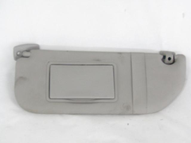 SUN VISORS OEM N. 1611905180 SPARE PART USED CAR PEUGEOT 107 PM PN (2005 - 2014)  DISPLACEMENT BENZINA 1 YEAR OF CONSTRUCTION 2007