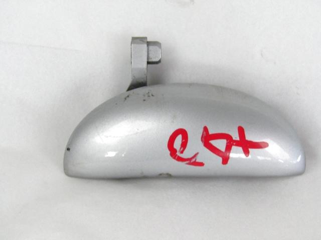 RIGHT REAR DOOR HANDLE OEM N. 9101AN SPARE PART USED CAR PEUGEOT 107 PM PN (2005 - 2014)  DISPLACEMENT BENZINA 1 YEAR OF CONSTRUCTION 2007