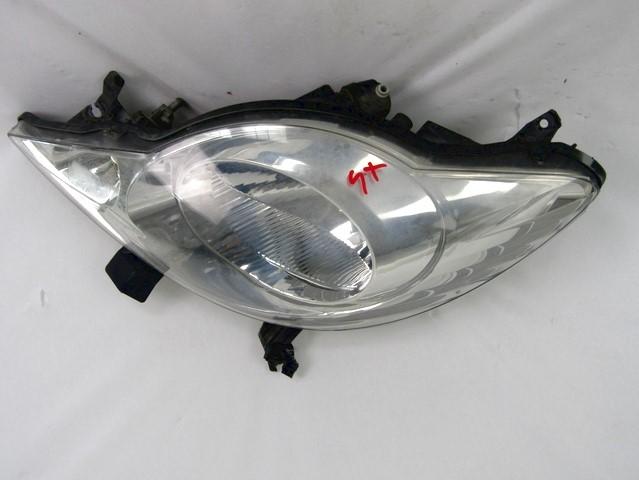 HEADLIGHT LEFT OEM N. 811500H030 SPARE PART USED CAR PEUGEOT 107 PM PN (2005 - 2014)  DISPLACEMENT BENZINA 1 YEAR OF CONSTRUCTION 2007