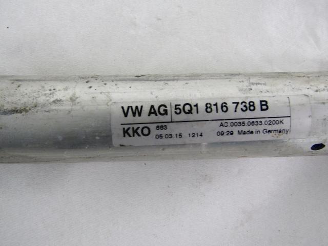 COOLANT LINES OEM N. 5Q0820741B SPARE PART USED CAR VOLKSWAGEN GOLF VII 5G1 BQ1 BE1 BE2 BA5 BV5 MK7 (DAL 2012) DISPLACEMENT DIESEL 1,2 YEAR OF CONSTRUCTION 2013