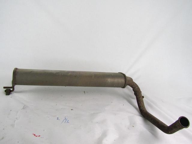 REAR SILENCER OEM N. 1730FQ SPARE PART USED CAR PEUGEOT 107 PM PN (2005 - 2014)  DISPLACEMENT BENZINA 1 YEAR OF CONSTRUCTION 2007