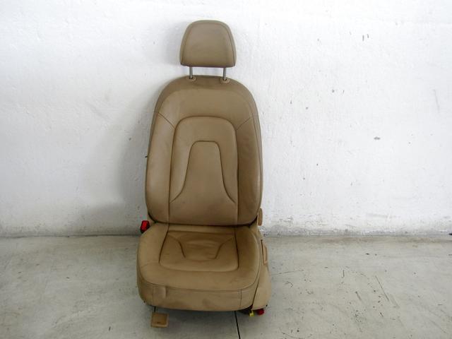 SEAT FRONT DRIVER SIDE LEFT . OEM N. SEASPADA4ALLB8SW5P SPARE PART USED CAR AUDI A4 ALLROAD B8 8KH BER/SW (2009 - 2016) DISPLACEMENT DIESEL 2 YEAR OF CONSTRUCTION 2013