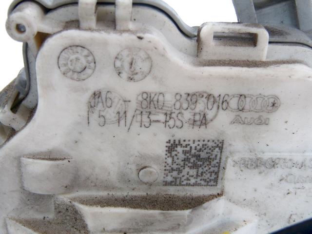 CENTRAL REAR RIGHT DOOR LOCKING OEM N. 8K0839016C SPARE PART USED CAR AUDI A4 ALLROAD B8 8KH BER/SW (2009 - 2016) DISPLACEMENT DIESEL 2 YEAR OF CONSTRUCTION 2013