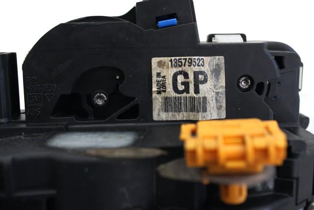 CENTRAL LOCKING OF THE RIGHT FRONT DOOR OEM N. 13579523 SPARE PART USED CAR OPEL ASTRA J P10 5P/3P/SW (2009 - 2015)  DISPLACEMENT DIESEL 1,7 YEAR OF CONSTRUCTION 2014