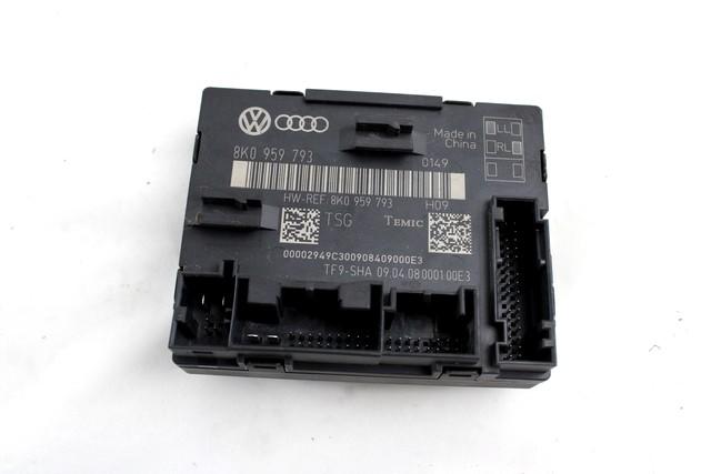 CENTRAL LOCKING OF THE RIGHT FRONT DOOR OEM N. 8K0959793 SPARE PART USED CAR AUDI A5 8T COUPE/5P (2007 - 2011)  DISPLACEMENT DIESEL 2,7 YEAR OF CONSTRUCTION 2008