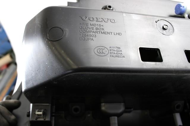 GLOVE BOX OEM N. 1284503 SPARE PART USED CAR VOLVO V40 525 R 526 (2016 - 2019) DISPLACEMENT DIESEL 2 YEAR OF CONSTRUCTION 2018