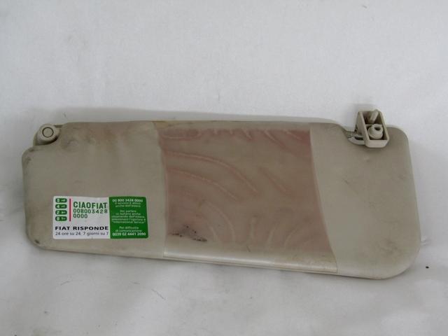 SUN VISORS OEM N. 735480910 SPARE PART USED CAR FIAT GRANDE PUNTO 199 (2005 - 2012)  DISPLACEMENT DIESEL 1,3 YEAR OF CONSTRUCTION 2009