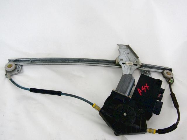 DOOR WINDOW LIFTING MECHANISM FRONT OEM N. 17995 SISTEMA ALZACRISTALLO PORTA ANTERIORE ELETTR SPARE PART USED CAR PEUGEOT 307 3A/B/C/E/H BER/SW/CABRIO (2001 - 2009)  DISPLACEMENT DIESEL 2 YEAR OF CONSTRUCTION 2006