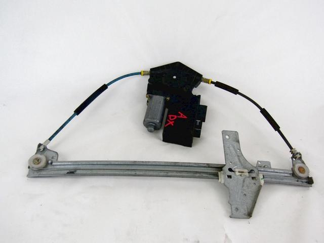 DOOR WINDOW LIFTING MECHANISM FRONT OEM N. 17995 SISTEMA ALZACRISTALLO PORTA ANTERIORE ELETTR SPARE PART USED CAR PEUGEOT 307 3A/B/C/E/H BER/SW/CABRIO (2001 - 2009)  DISPLACEMENT DIESEL 2 YEAR OF CONSTRUCTION 2006