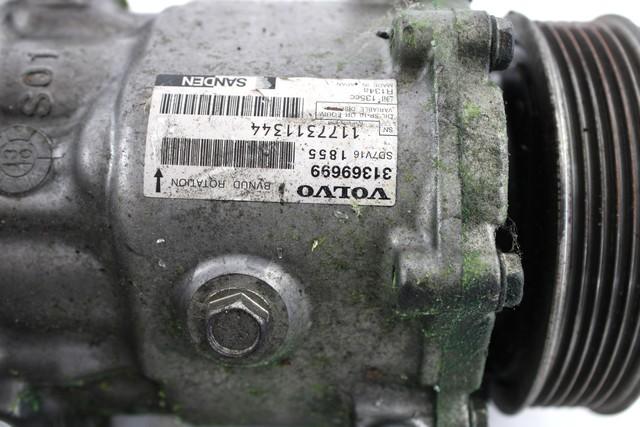 AIR-CONDITIONER COMPRESSOR OEM N. 31369699 SPARE PART USED CAR VOLVO V60 MK1 (2010 - 2018) DISPLACEMENT DIESEL 1,6 YEAR OF CONSTRUCTION 2014